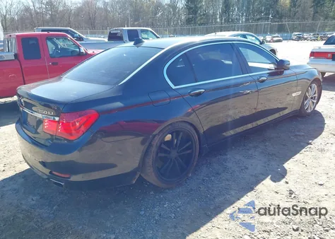 2009 BMW 750Li z USA, uszkodzony, nr VIN WBAKB835X9CY61848